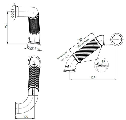 Tranzparts - Dinex PIPE FOR VDL