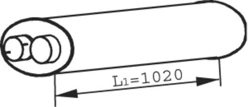Tranzparts - Dinex SILENCER FOR DAF