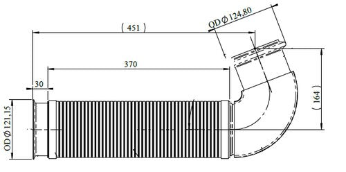 Tranzparts - Dinex PIPE FOR DAF, E-LINE