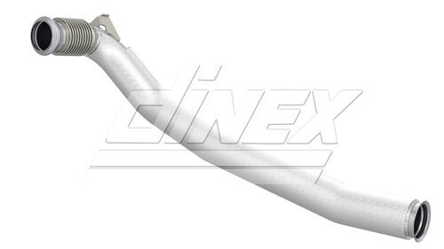 Tranzparts - Dinex INSULATED EXHUAST PIPE W. BELLOW FOR DAF