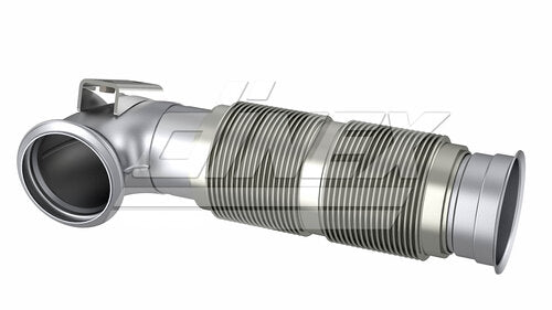 Tranzparts - Dinex EXHUST PIPE W. BELLOW FOR DAF