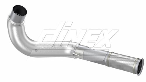Tranzparts - Dinex INSULATED EXHAUST PIPE W. FLEX, D2S+ FOR IVECO