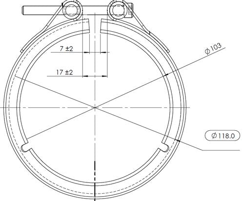 Tranzparts - Dinex V-CLAMP FOR DAF