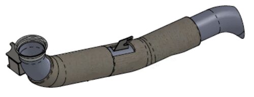 Tranzparts - Dinex PIPE FOR IVECO