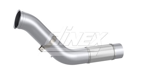 Tranzparts - Dinex EXHAUST PIPE W. FLEX, D2S+ FOR MAN