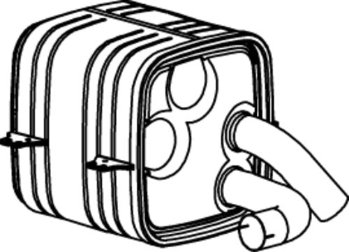 Tranzparts - Dinex SILENCER W. SCR FOR MERCEDES