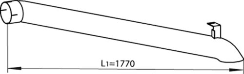 Tranzparts - Dinex PIPE FOR MERCEDES