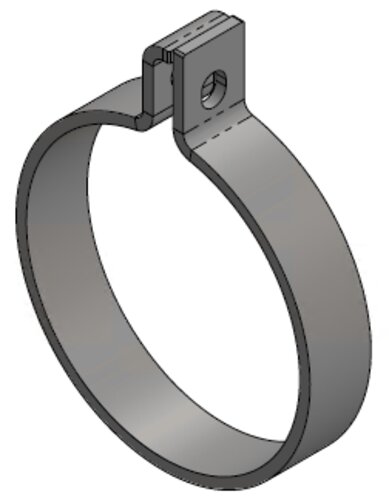 Tranzparts - Dinex EXHAUST CLAMP, DIN FOR MERCEDES