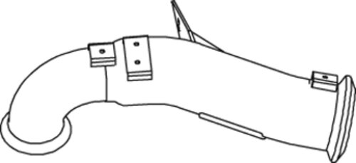 Tranzparts - Dinex PIPE FOR RENAULT/VOLVO