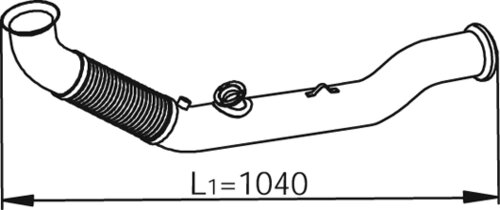 Tranzparts - Dinex PIPE FOR RENAULT