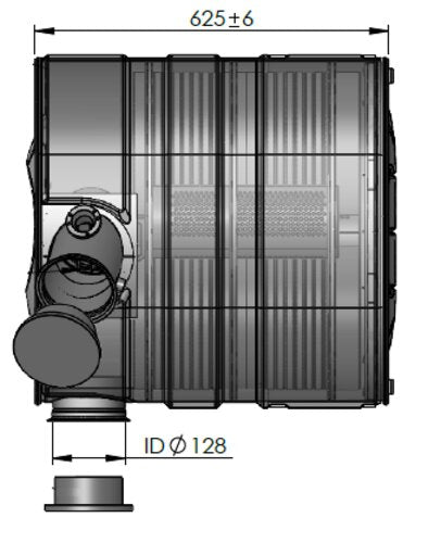 Tranzparts - Dinex SILENCER W. SCR FOR RENAULT