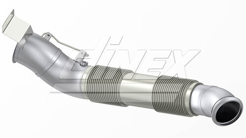 Tranzparts - Dinex EXHUAST PIPE W. BELLOW FOR SCANIA
