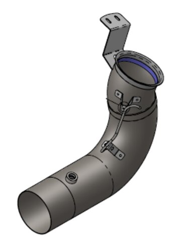 Tranzparts - Dinex PIPE FOR SCANIA