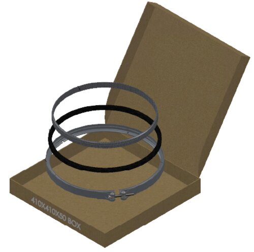 Tranzparts - Dinex CLAMP & GASKET KIT FOR SCANIA