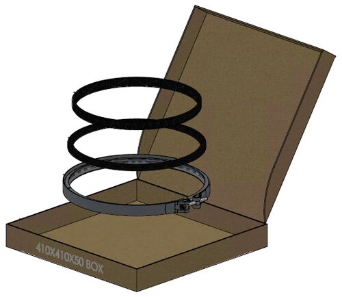 Tranzparts - Dinex CLAMP & GASKET KIT FOR SCANIA