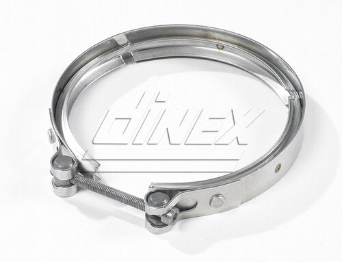 Tranzparts - Dinex HEAVY DUTY V-CLAMP FOR DAF, =82 / L=20, INOX