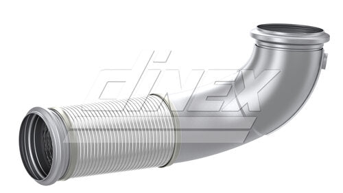 Tranzparts - Dinex EXHAUST PIPE W. FLEX, D2S+ FOR VOLVO