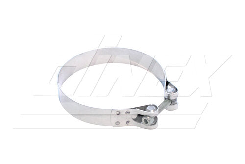 Tranzparts - Dinex TIGHTFIT CLAMP FOR SCANIA, =128-132 MM, INOX