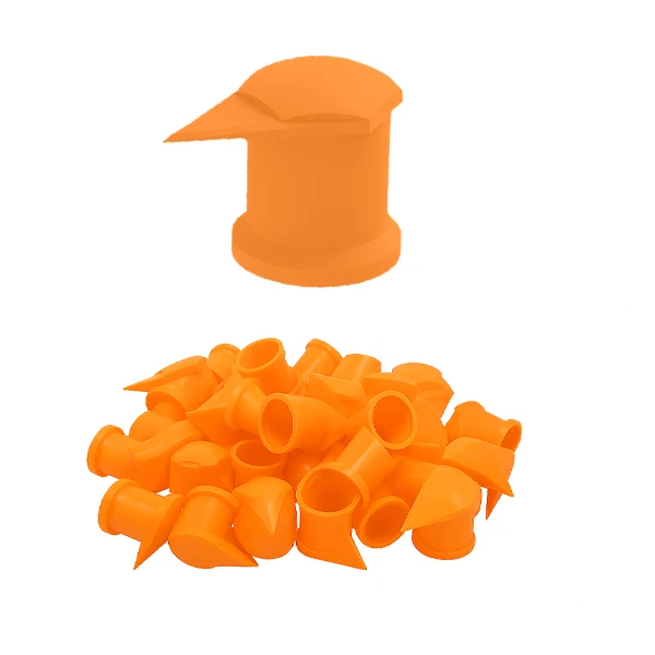 DUSTITE 32MM LONG REACH ORANGE WHEEL NUT INDICATORS