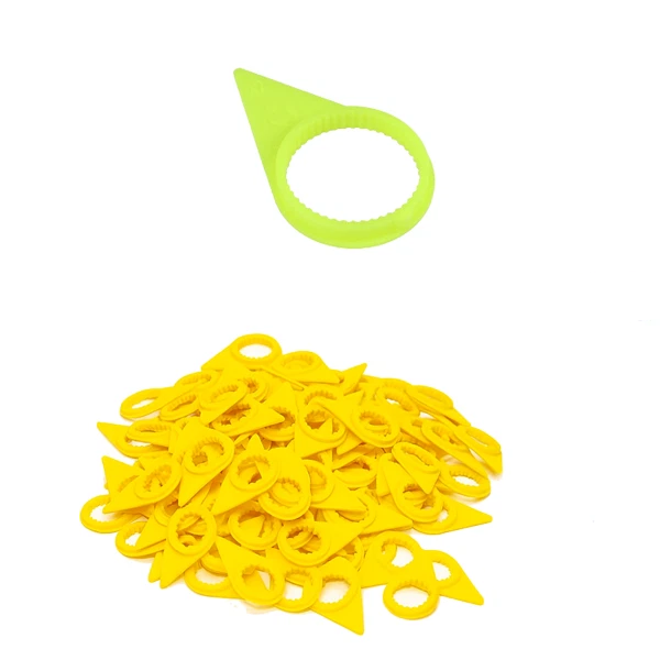 CHECKPOINT 24MM WHEEL NUT INDICATORS YELLOW