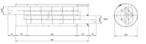 Tranzparts - Dinex SILENCER FOR BEDFORD, ALU