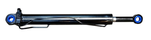 Cab Tilt Ram to Suit Scania Dual Oil Outlet, available at Tranzparts – a heavy-duty hydraulic cab tilt ram with dual oil outlet for reliable Scania truck cab operation.