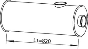 Tranzparts - Dinex SILENCER FOR DENNIS