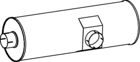 Tranzparts - Dinex SILENCER FOR DENNIS