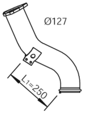 Tranzparts - Dinex PIPE FOR DAF