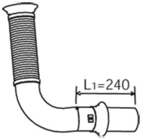 Tranzparts - Dinex PIPE FOR DAF