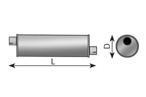 Tranzparts - Dinex SILENCER FOR DAF