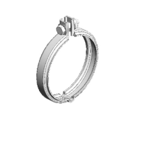 Tranzparts - Dinex V-CLAMP FOR DAF,  =110/L=20 MM, ALU