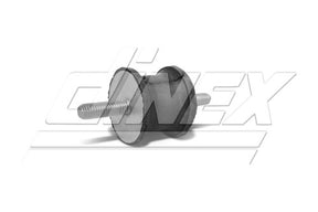 Tranzparts - Dinex RUBBER MOUNTING FOR DAF, =40 /L=76, M8, ZINC
