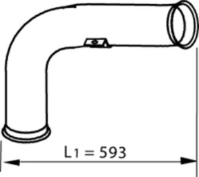 Tranzparts - Dinex PIPE FOR DAF