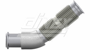Tranzparts - Dinex EXHUAST PIPE W. BELLOW FOR DAF