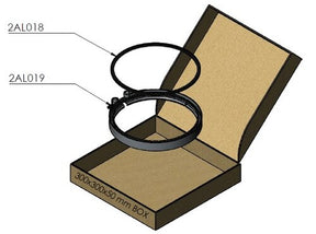 Tranzparts - Dinex EXHAUST CLAMP & GASKET KIT FOR DAF