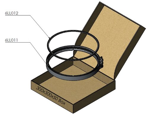 Tranzparts - Dinex EXHAUST CLAMP & GASKET KIT FOR DAF
