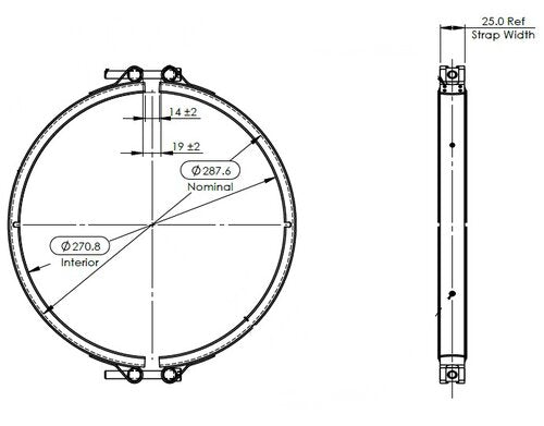 Tranzparts - Dinex VEEFIT CLAMP FOR IVECO