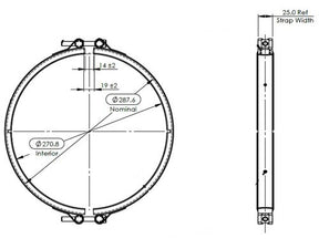 Tranzparts - Dinex VEEFIT CLAMP FOR IVECO