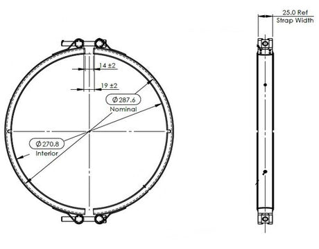 Tranzparts - Dinex VEEFIT CLAMP FOR IVECO