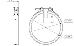 Tranzparts - Dinex V-CLAMP FOR IVECO