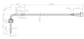 Tranzparts - Dinex TEMPERATURE SENSOR W. AMP CONNECTOR