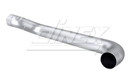 Tranzparts - Dinex EXHAUST PIPE FOR MAN