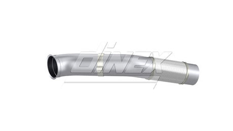 Tranzparts - Dinex EXHAUST PIPE W. FLEX, D2S+ FOR MAN