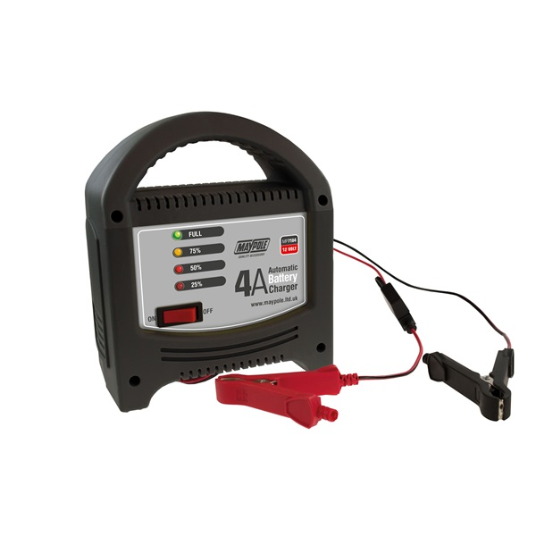 Maypole LED Automatic Battery Charger - 4A