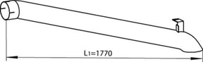 Tranzparts - Dinex PIPE FOR MERCEDES