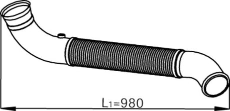 Tranzparts - Dinex PIPE FOR SCANIA
