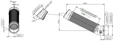 Tranzparts - Dinex PIPE FOR SCANIA