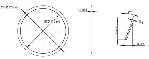 Tranzparts - Dinex GASKET FOR SCANIA