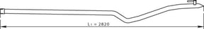 Tranzparts - Dinex PIPE FOR MERCEDES/VOLKSWAGEN
